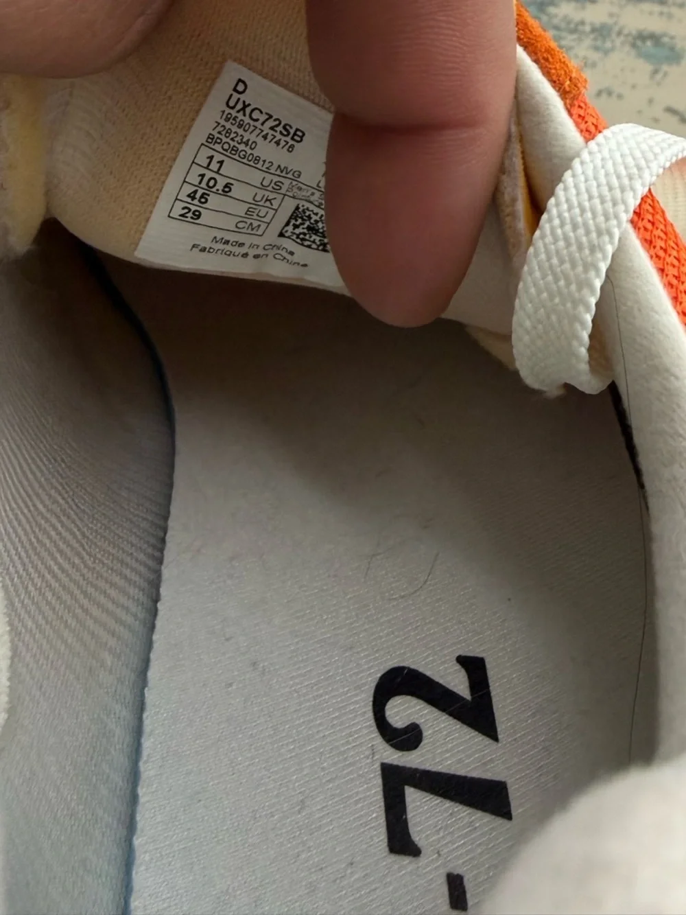New Balance |  Men’s XC-72 Vintage Orange - US11